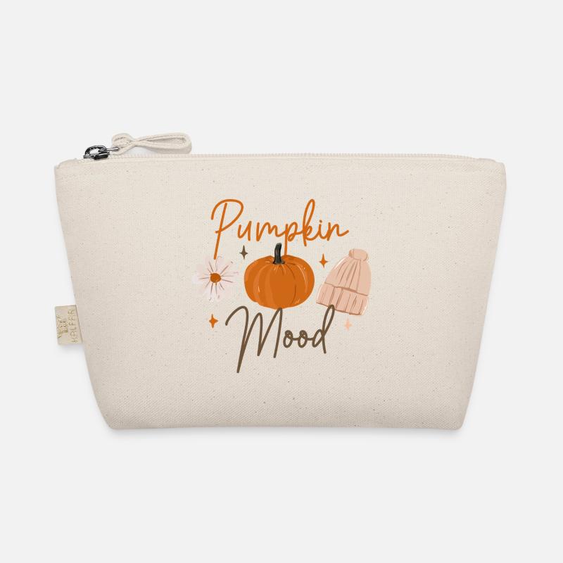 Pumpkin Mood Autumn Cozy Organic Pouch