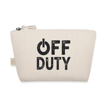 OFF DUTY Heure de fermeture Je ne suis pas en service - Trousse biologique - nature - Devant