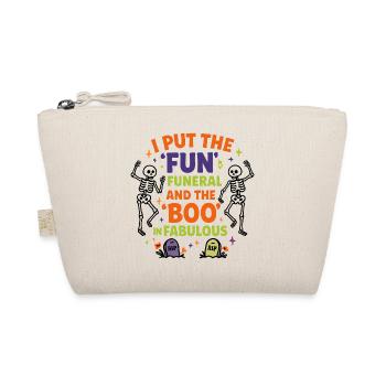 Halloween - Fun Skeletons - Organic Pouch - nature - Front