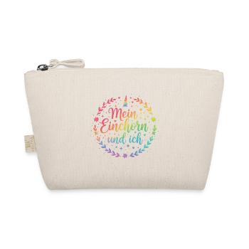 My Unicorn and Me Rainbow Circle - Organic Pouch - nature - Front