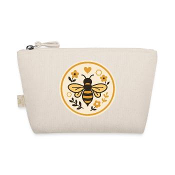 Save the Bees - Nature Bee Motif - Organic Pouch - nature - Front