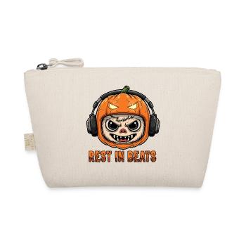 Pumpkin DJ Monkey Rest Beats - Organic Pouch - nature - Front