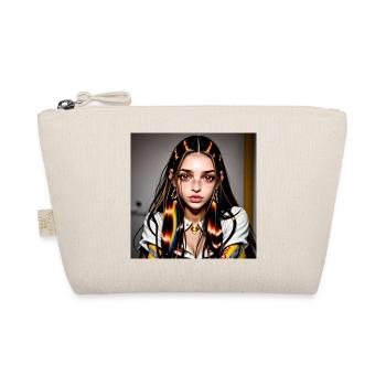 Multicolor Fantasy Face - Organic Pouch - nature - Front