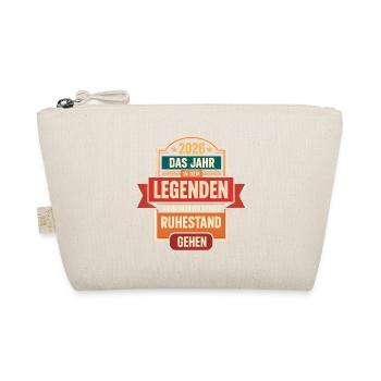 Retraite Legend 2026 – Cadeau de retraité - Trousse biologique - nature - Devant