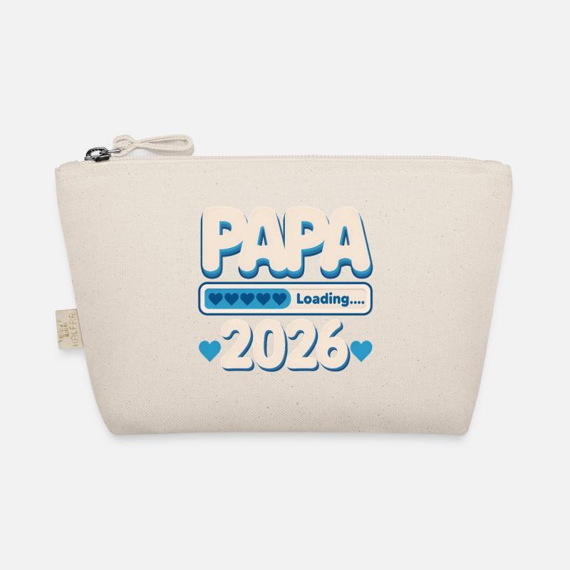 Papa 2026 Loading | stolzer Vater Baby Geschenk Bio-Täschchen