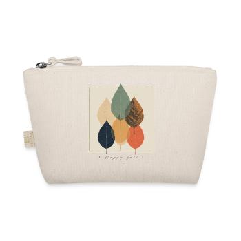Autumn Leaf Mosaic: Retro Palette - Organic Pouch - nature - Front