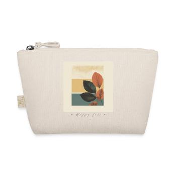 Autumn Leaf Block Collage - Organic Pouch - nature - Front