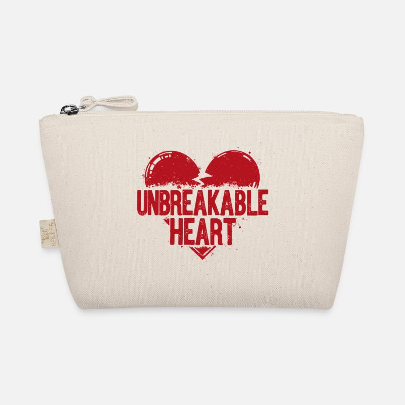 Unbreakable Heart Statement Bio-Täschchen