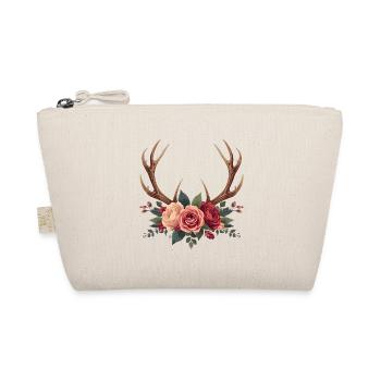 Bois de cerf et roses - Boho Nature Design - Trousse biologique - nature - Devant