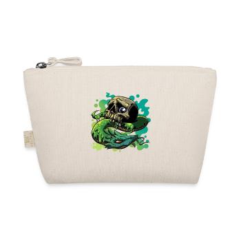 Neon Snake Skull - Organic Pouch - nature - Front