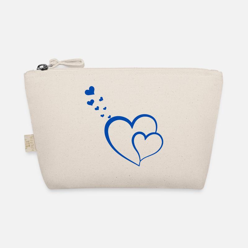 Große Herzen. Bio-Täschchen