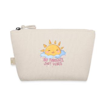 Pas de pensées, juste des vibrations, Retro Sun, Anime Design - Trousse biologique - nature - Devant