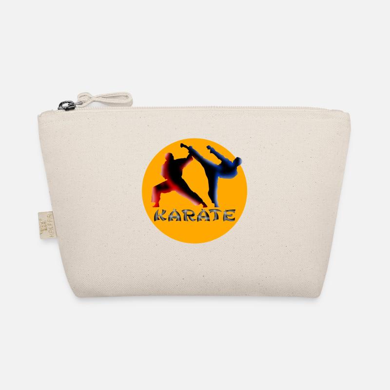 Martial Arts Dynamics Karate Silhouette Organic Pouch