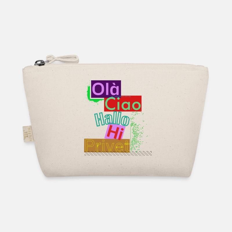 Variété de langues Conception de salutation colorée Trousse biologique