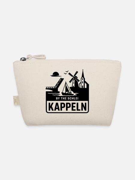 Kappeln Schlei SH Schleswig Holstein Silhouette - Bio-Täschchen - Natur - Vorne