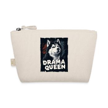 Husky Drama Queen - Organic Pouch - nature - Front