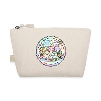 Kawaii Crew Pastel Rainbow - Organic Pouch - nature - Front