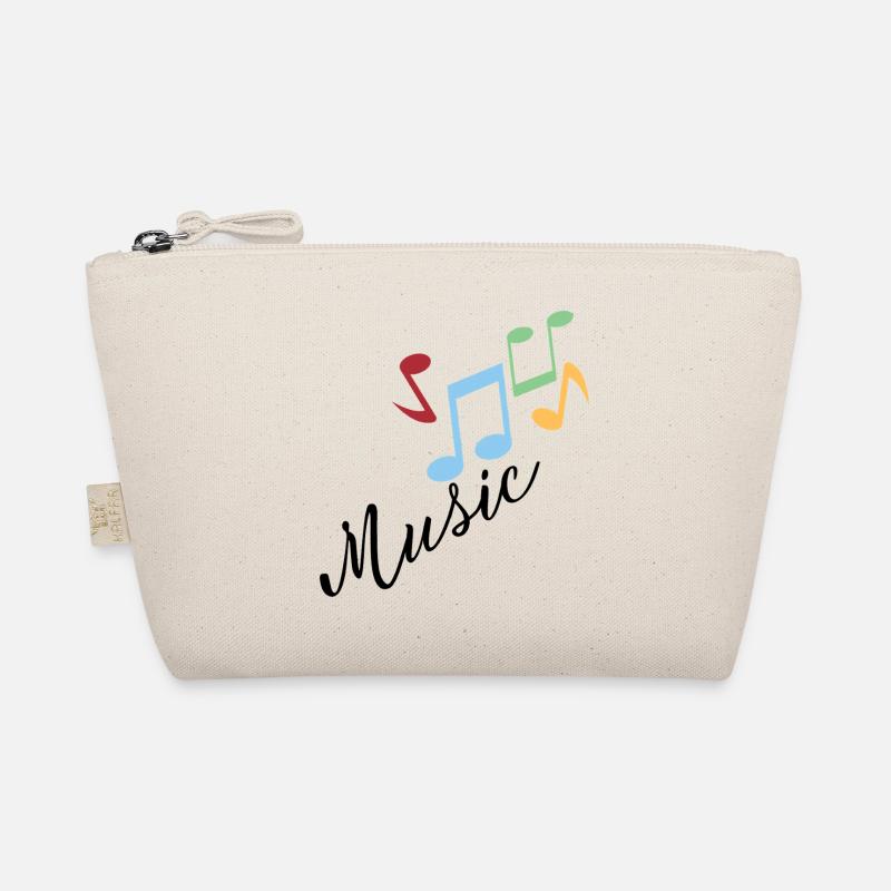 Colorful musical notes Organic Pouch