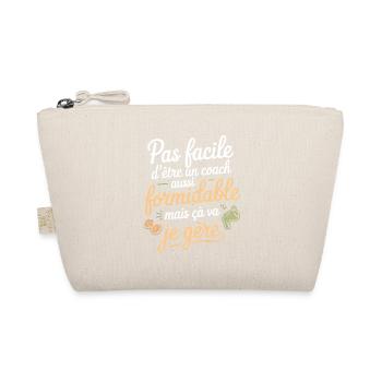 Coach formidable: je gère avec style - Trousse biologique - nature - Devant