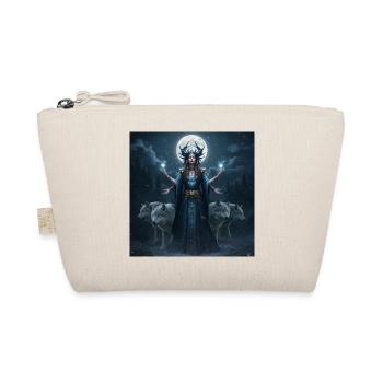 Moon Queen of Wolves - Organic Pouch - nature - Front