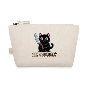 Êtes-vous sûr ? - T-shirt drôle de chat - Trousse biologique - nature - Devant