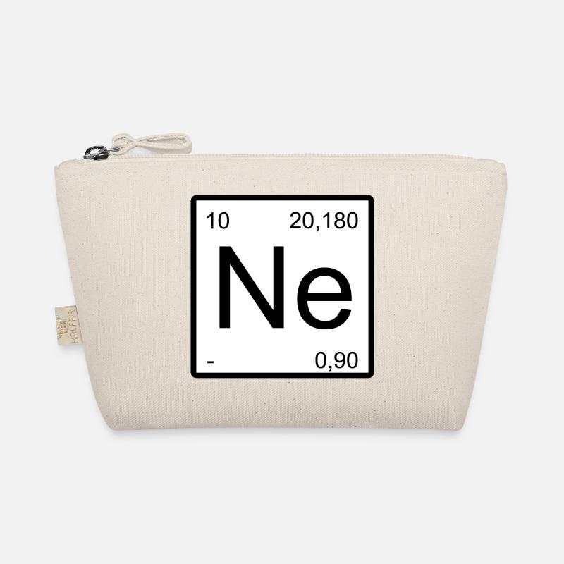 Neon Element Typografie Bio-Täschchen