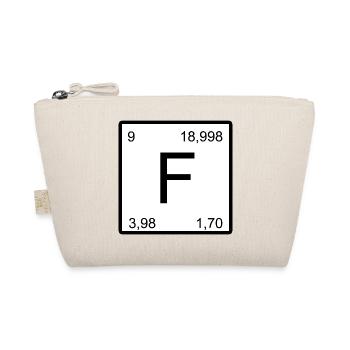F Fluor dans une grille numérique minimaliste - Trousse biologique - nature - Devant