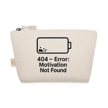 Error 404 Motivation not found - Bio-Täschchen - Natur - Vorne