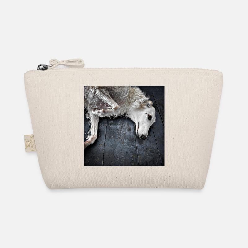 Lévrier blanc au sol Trousse biologique