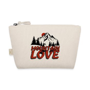Mountain Love - Berg Urlaub Freiheit Apres Ski - Bio-Täschchen - Natur - Vorne