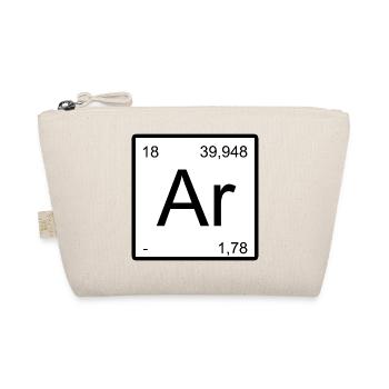 Argon Symbol Graphic - Organic Pouch - nature - Front