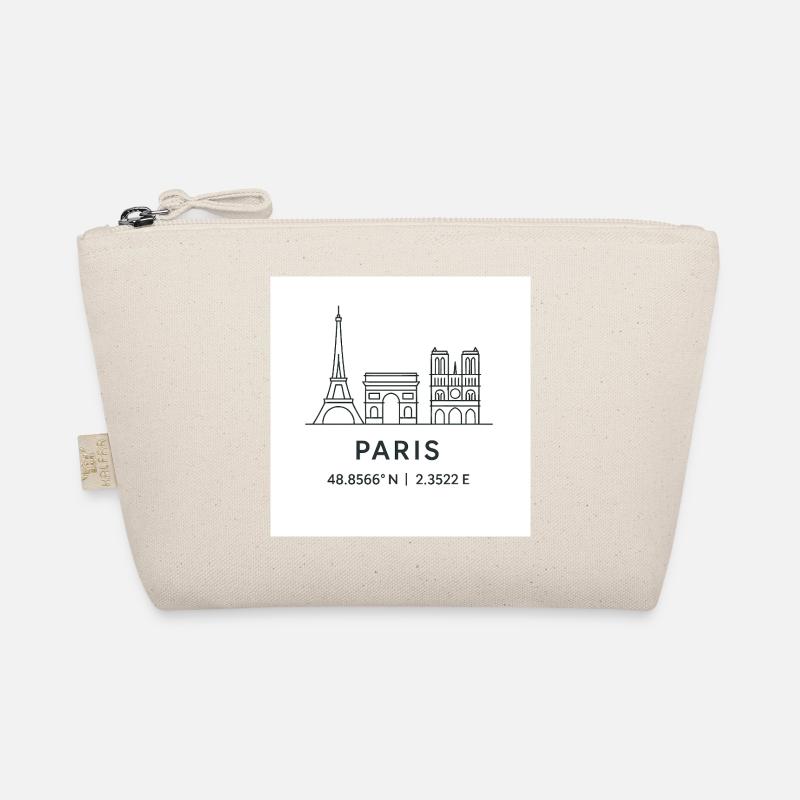 Paris Line Art Silhouette Point de repère Trousse biologique