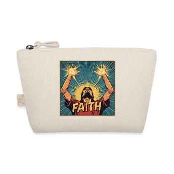 Faith power in comic style - Organic Pouch - nature - Front