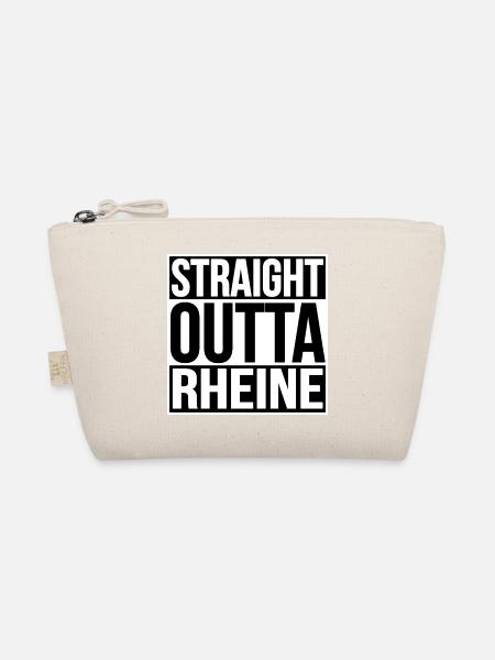 STRAIGHT OUTTA RHEINE - Bio-Täschchen - Natur - Vorne