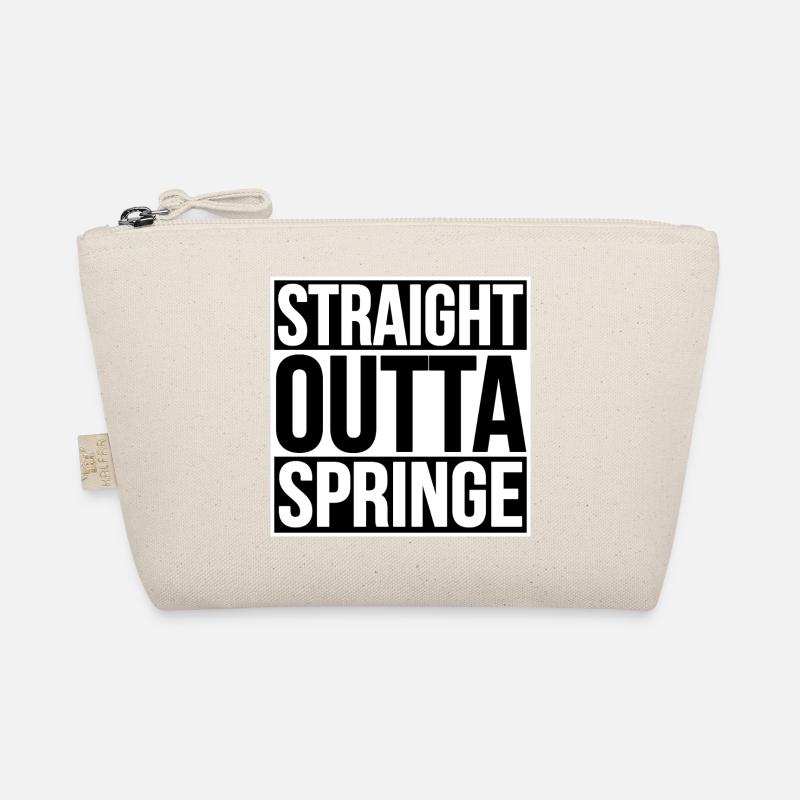 STRAIGHT OUTTA SPRINGE Bio-Täschchen
