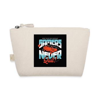 Gamers Never Quit Controller - Bio-Täschchen - Natur - Vorne