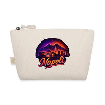 Naples City Italy Napoli Silhouette Gift - Organic Pouch - nature - Front