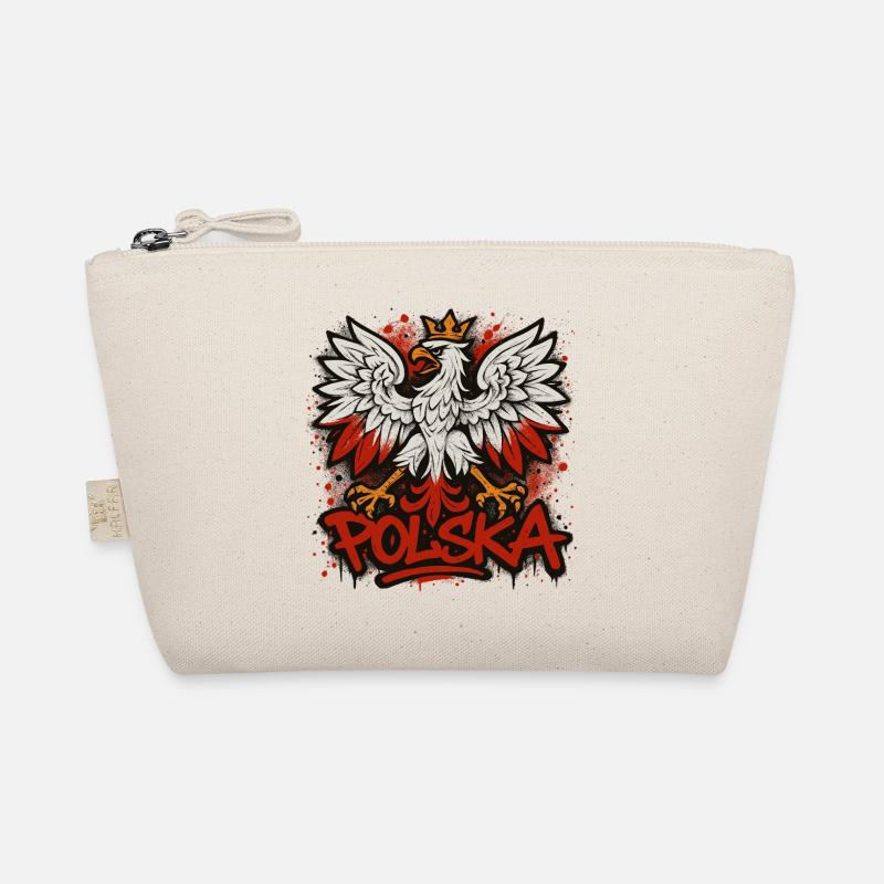 Poland Polska Eagle Flag Flag Graffiti Gift Organic Pouch