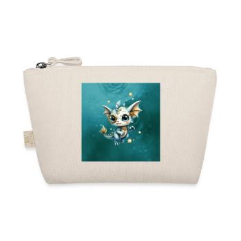 Steampunk Dragon Bleu Monocle - Trousse biologique - nature - Devant
