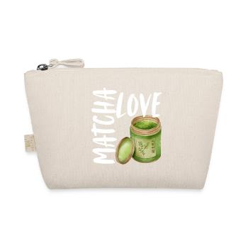 Matcha Love Matcha Latte Saying Sayings Gift - Organic Pouch - nature - Front