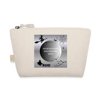 Ganzjährige Hexe Motiv Halloween - Bio-Täschchen - Natur - Vorne