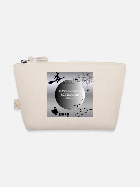 Ganzjährige Hexe Motiv Halloween - Bio-Täschchen - Natur