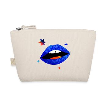 Electric Blue Lip Pop - Organic Pouch - nature - Front