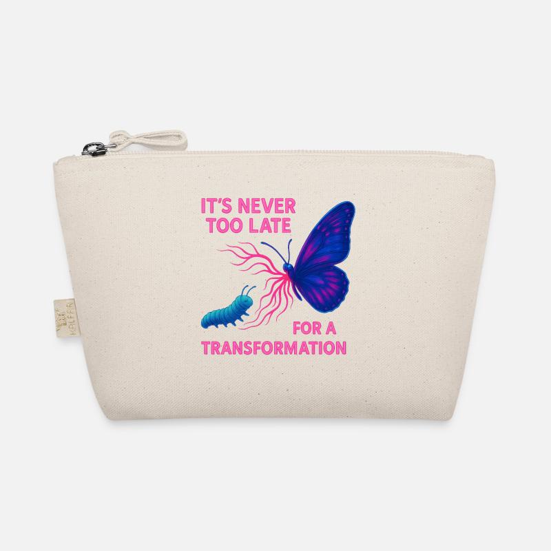 Neon Butterfly – It’s Never Too Late Bio-Täschchen