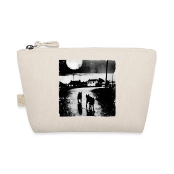Moonlit night with two dogs - Organic Pouch - nature - Front