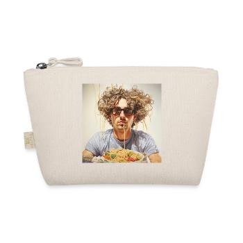 Young Man Noodle Portrait in Chill-Lookm Glasses - Organic Pouch - nature - Front