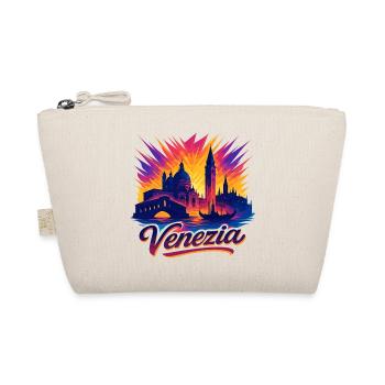Venice Venezia City Italy Silhouette Gift - Organic Pouch - nature - Front