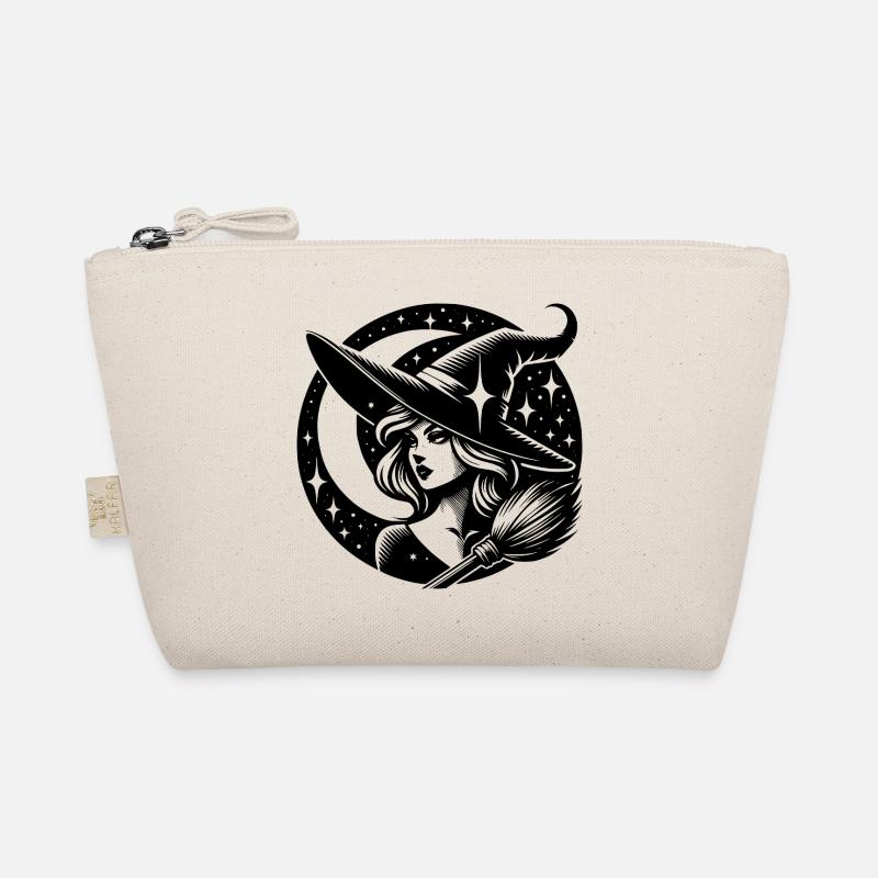 Scary Witch - Organic Pouch - nature