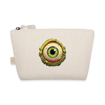 Alien Eye Orb Verdant Gaze - Organic Pouch - nature - Front