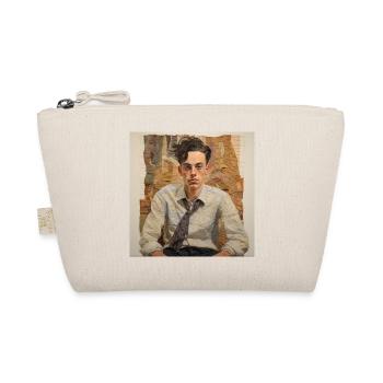 Patchwork Portrait Vintage - Organic Pouch - nature - Front